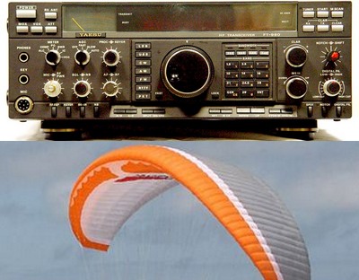 Ham Radio and Paragliding for sale