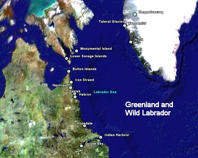 Satellite Map of Tour