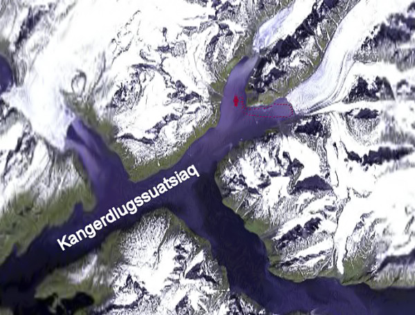 Satellite Image of Taterat Anchorage
